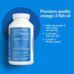 Naturenetics triglyceride omega-3 lemon bottle side with purity details