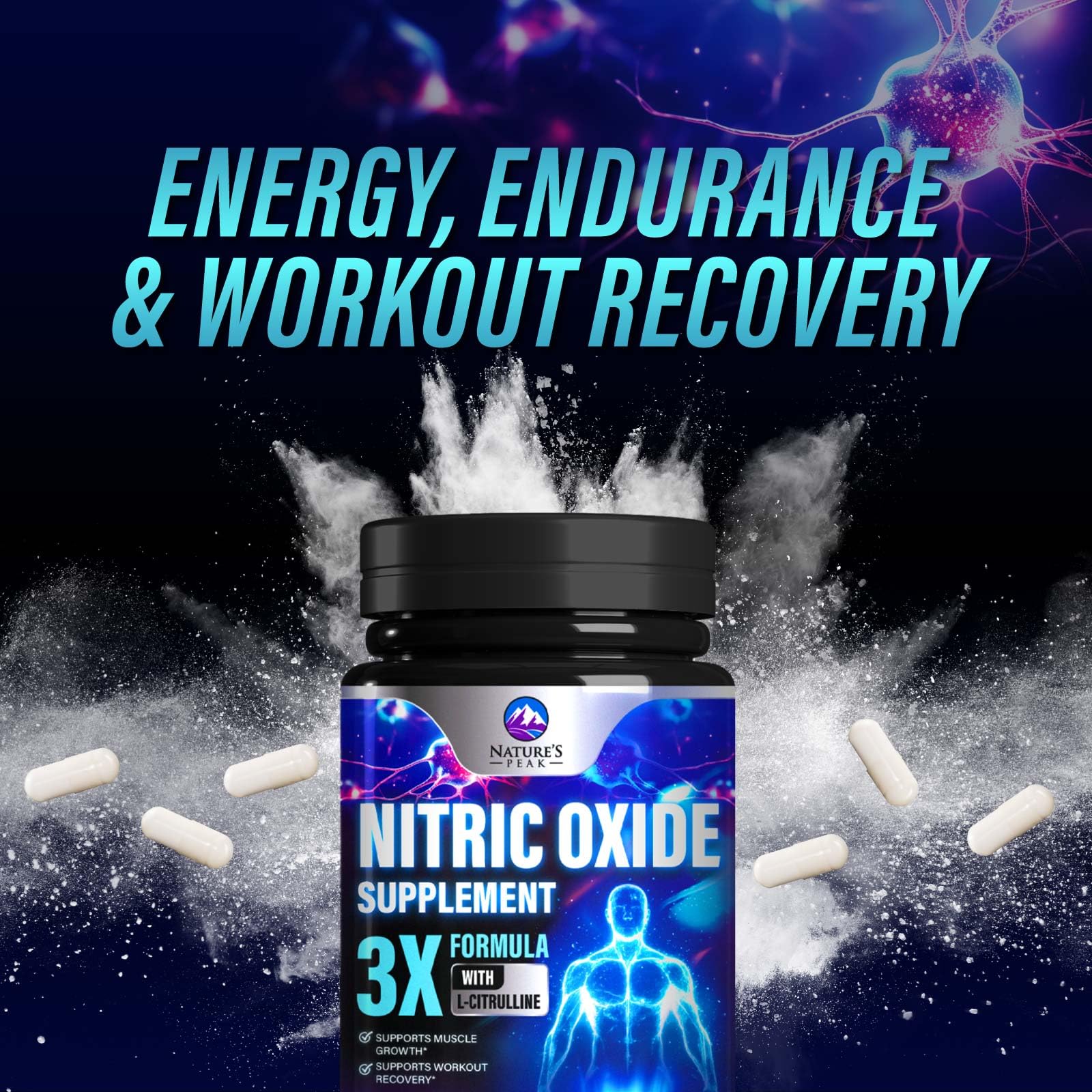 Nature's Peak product with fitness gear illustrating daily routine use