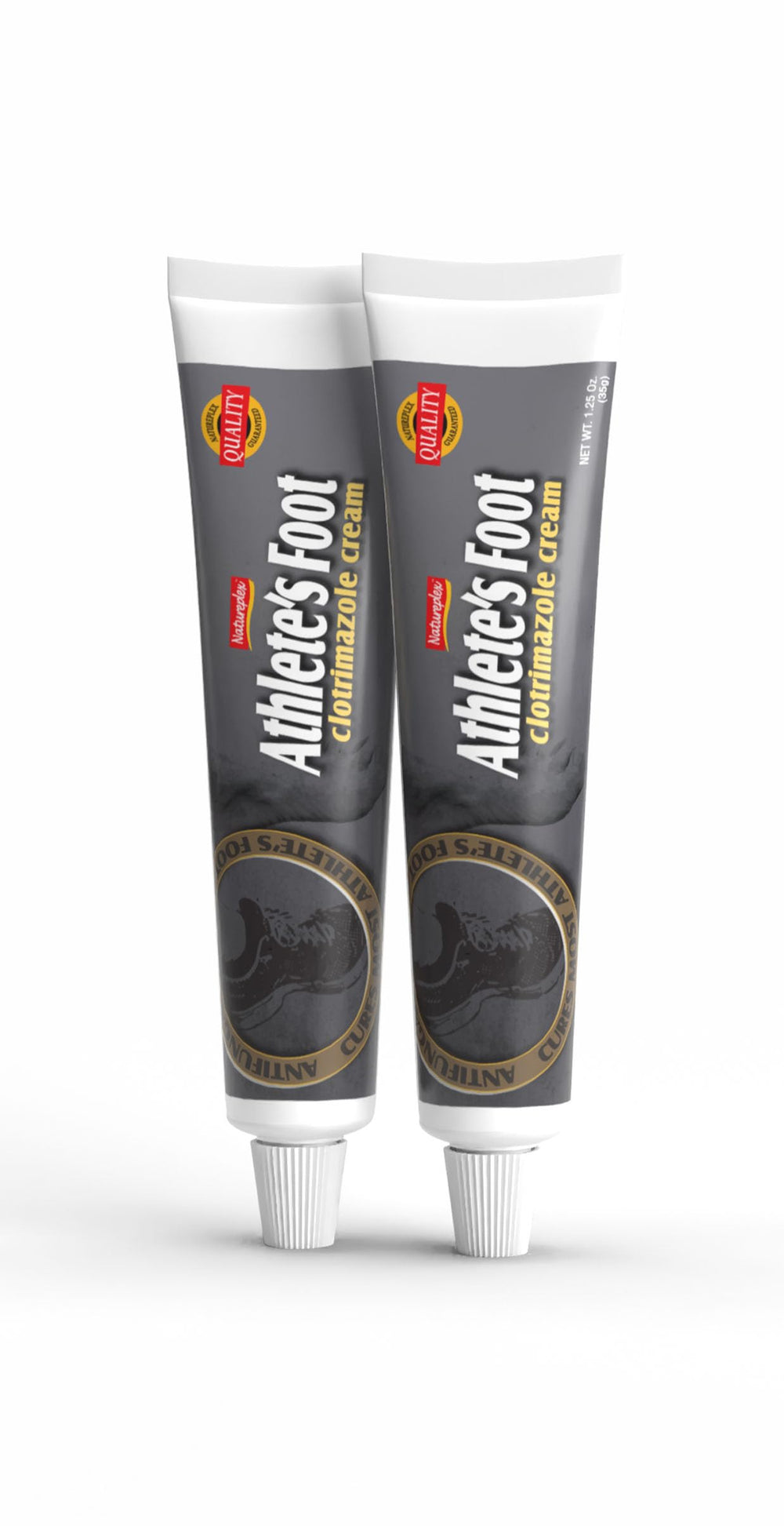 Natureplex Athlete’s Foot Cream 1% bottle for fast itch relief.