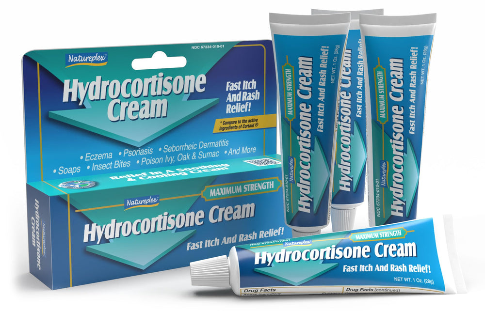 Non-fragrance, non-greasy Natureplex hydrocortisone cream for irritated skin