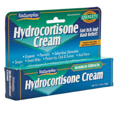 Natureplex Hydrocortisone 1% Cream six-tube pack for quick anti-itch relief and soothing skin.