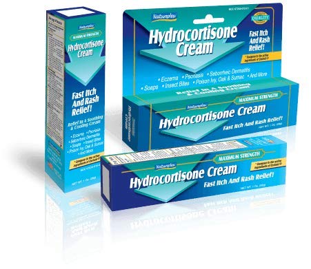 Applying Natureplex Hydrocortisone Cream to skin for soothing relief