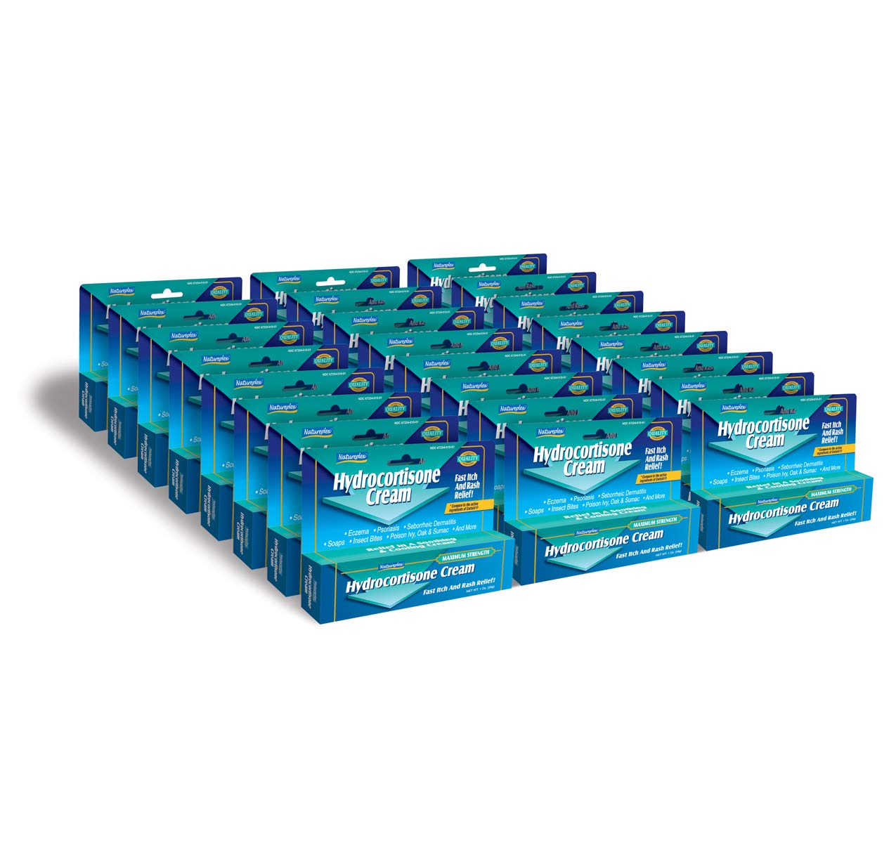Natureplex travel-ready first aid kit with hydrocortisone cream