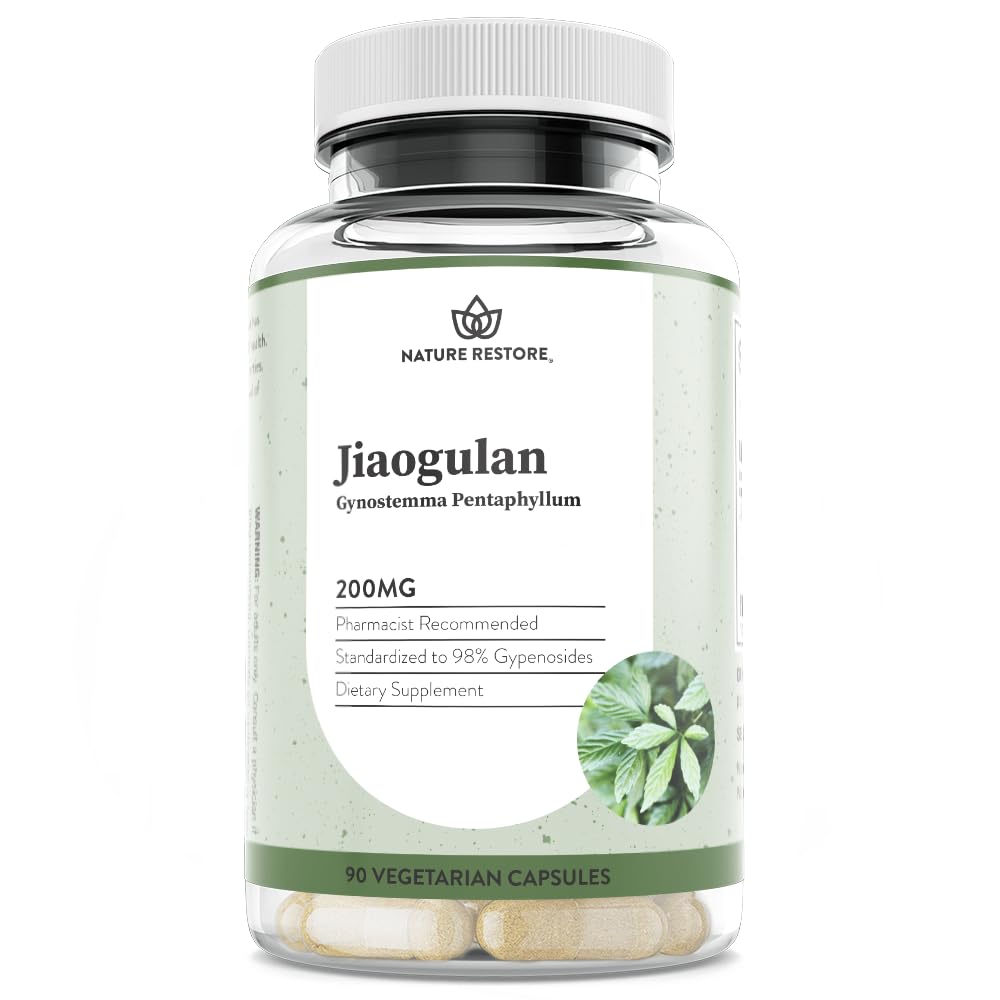 Nature Restore Jiaogulan 98% gypenosides test results show purity and potency.