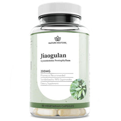 Nature Restore Jiaogulan 98% gypenosides test results show purity and potency.