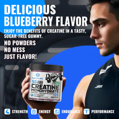 Natures Aid Blueberry Electrolyte Gummies 135-count pack for workouts