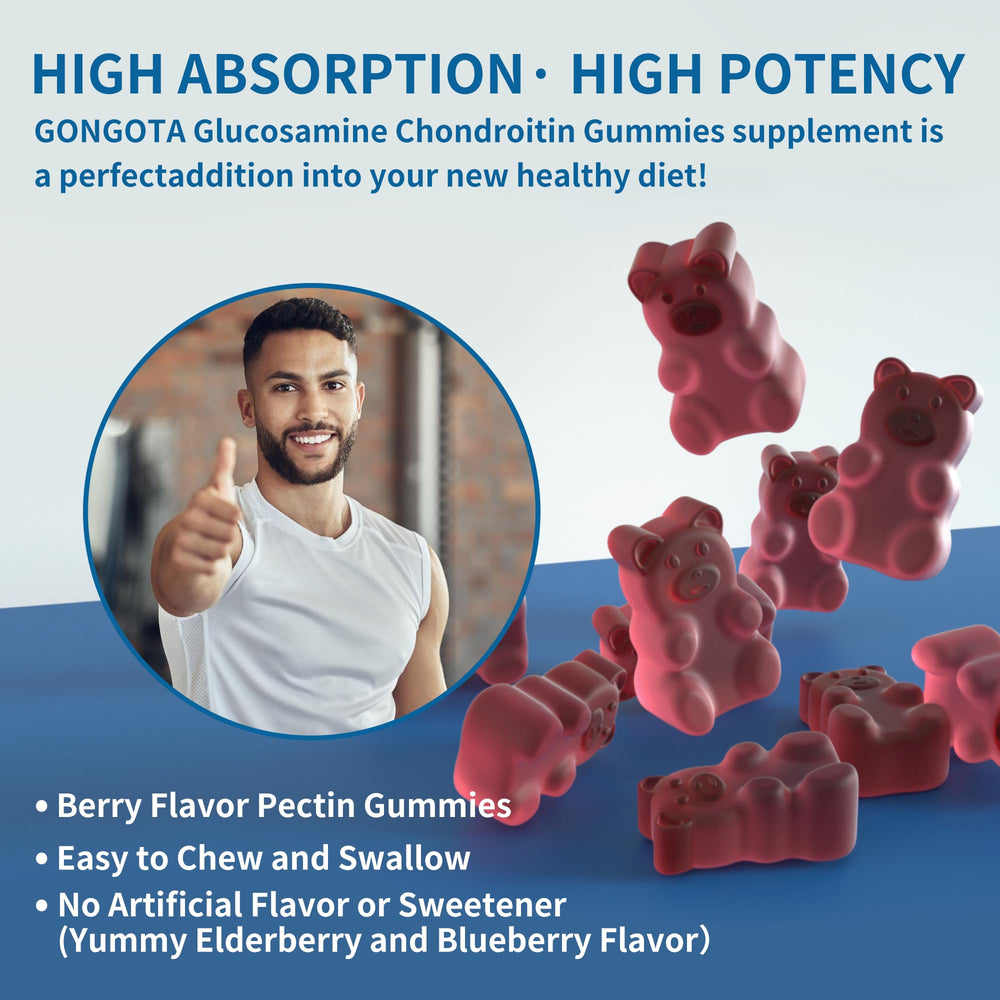 Easy-to-chew action of Natures Aid glucosamine chondroitin gummies in daily routine