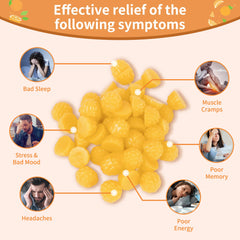 Ingredients panel on Natures Aid gummies highlighting magnesium glycinate and CoQ10