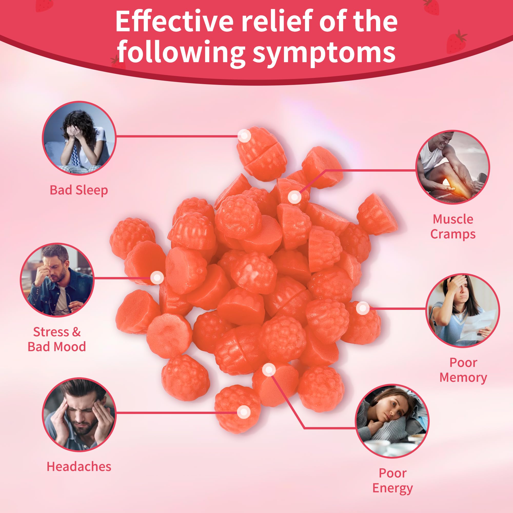 Nature's Aid gummies ingredients highlight high-strength magnesium and added vitamins.