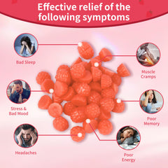 Nature's Aid gummies ingredients highlight high-strength magnesium and added vitamins.