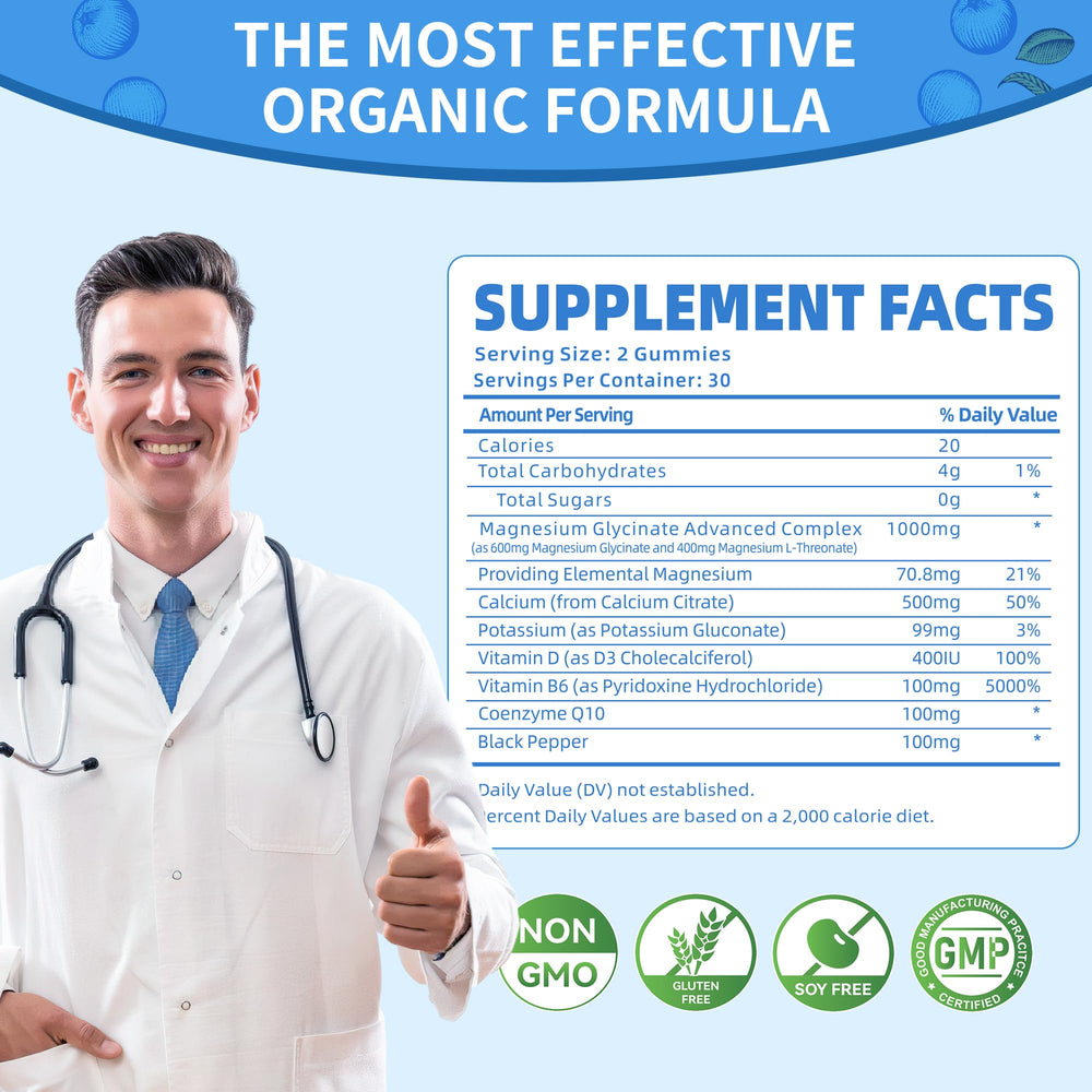 Nature's Aid nutrition label shows magnesium and coq10 for digestive and energy support