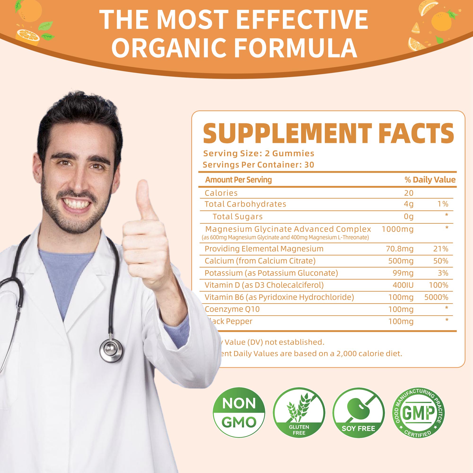 Orange-flavored Natures Aid Gummies ready to enjoy for daily wellness