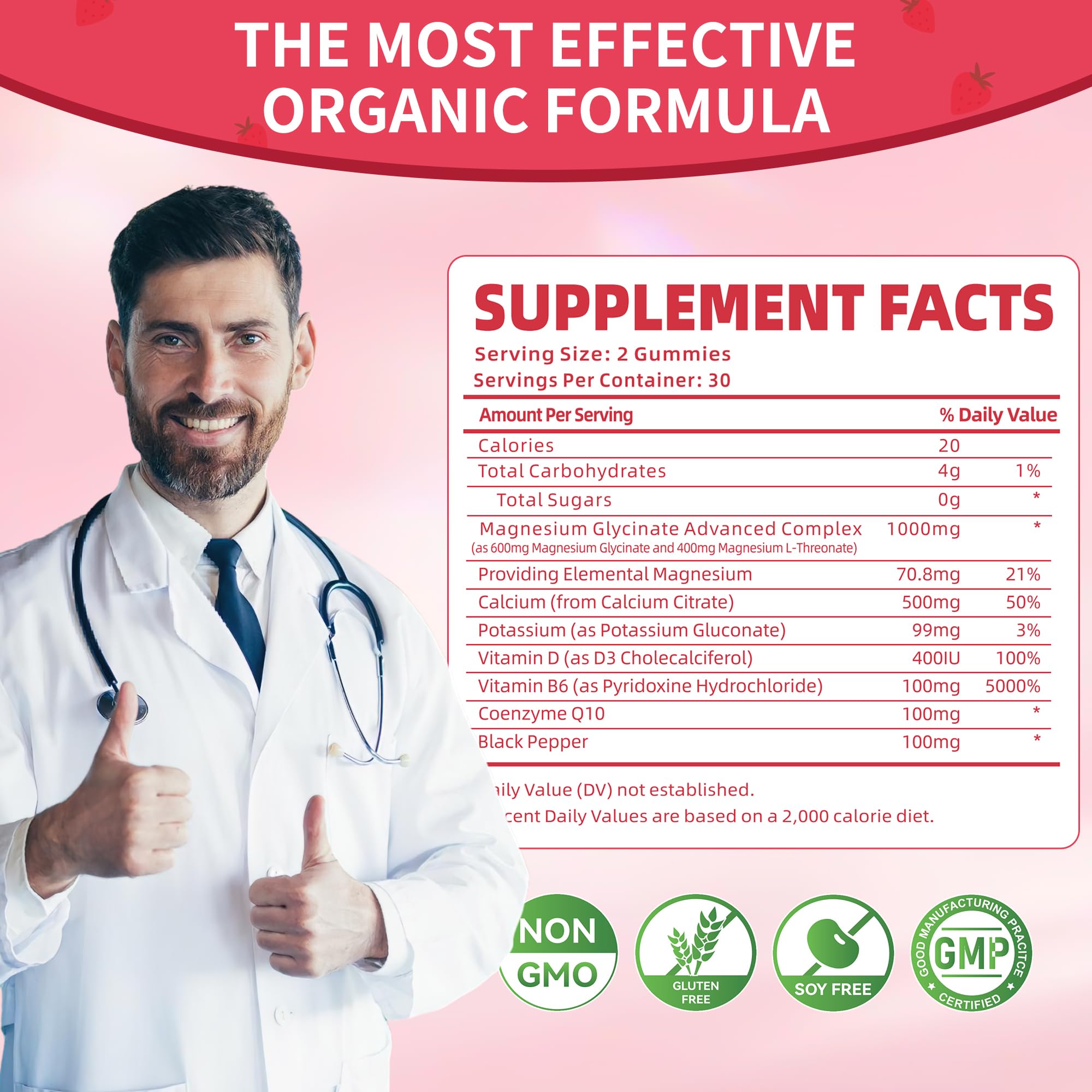 Nature's Aid two gummies serving image emphasizes simple daily dose.
