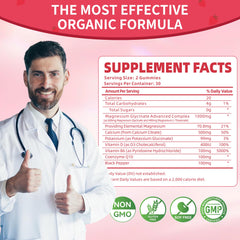 Nature's Aid two gummies serving image emphasizes simple daily dose.