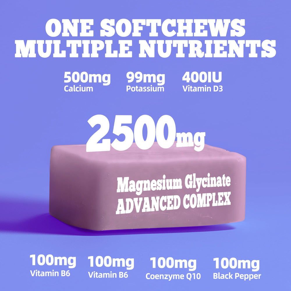 Natures Aid Magnesium Glycinate Soft Chews texture closeup emphasizes chewable format.