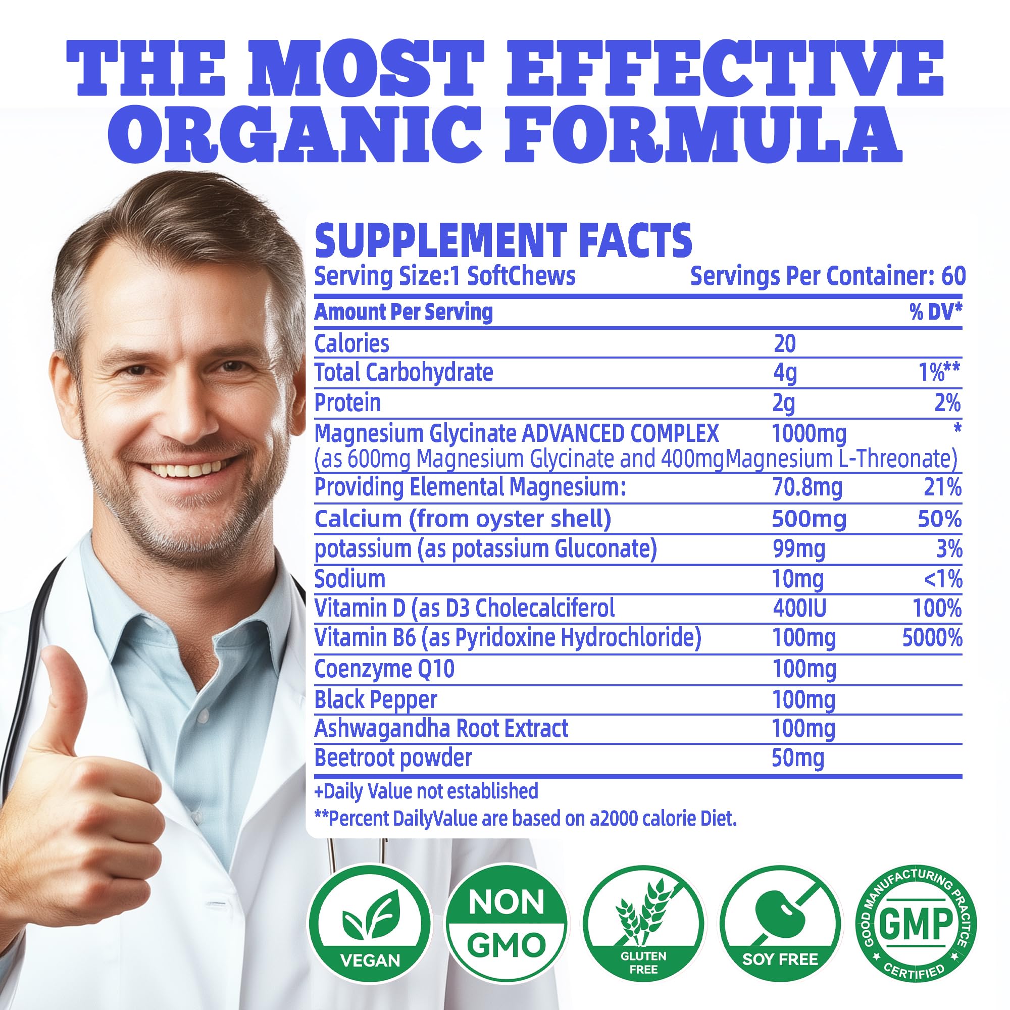 Natures Aid Soft Chews with CoQ10 held in hand for on-the-go use.