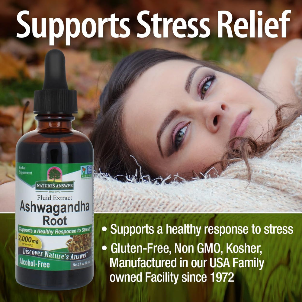 Nature's Answer Ashwagandha Root morning routine suggestion.