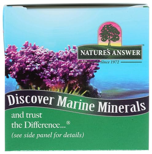 Nature's Answer bottle dispensing action, easy daily intake.