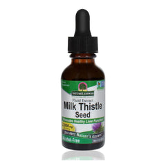 Nature’s Answer Milk Thistle bottle with liquid extract for liver support