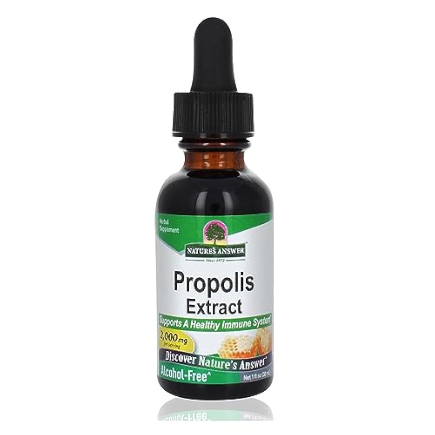 Nature's Answer Propolis Resin Extract bottle, ready for daily holistic support.