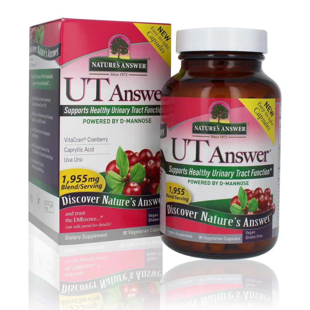 Nature's Answer UT Answer 90VC bottle for daily urinary health support.
