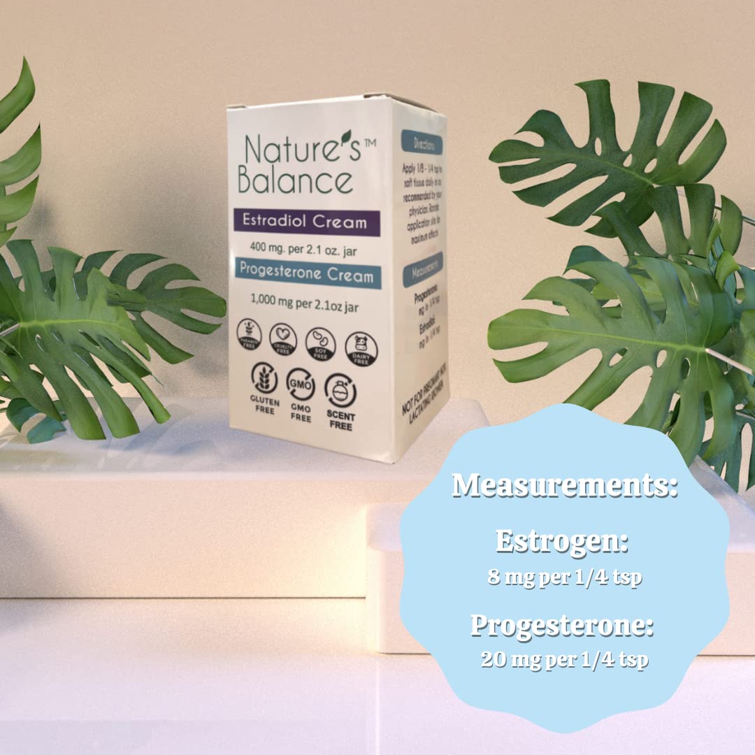 Close-up of Nature's Balance cream jar highlighting the 4.2 ounce container.