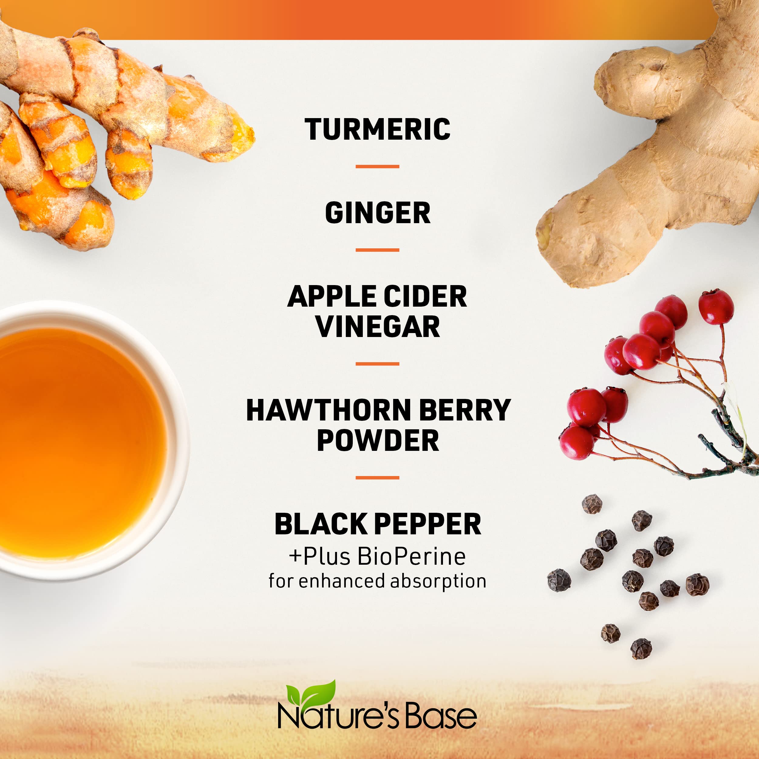 Bottle detail showing apple cider vinegar ingredient for digestion-friendly wellness.