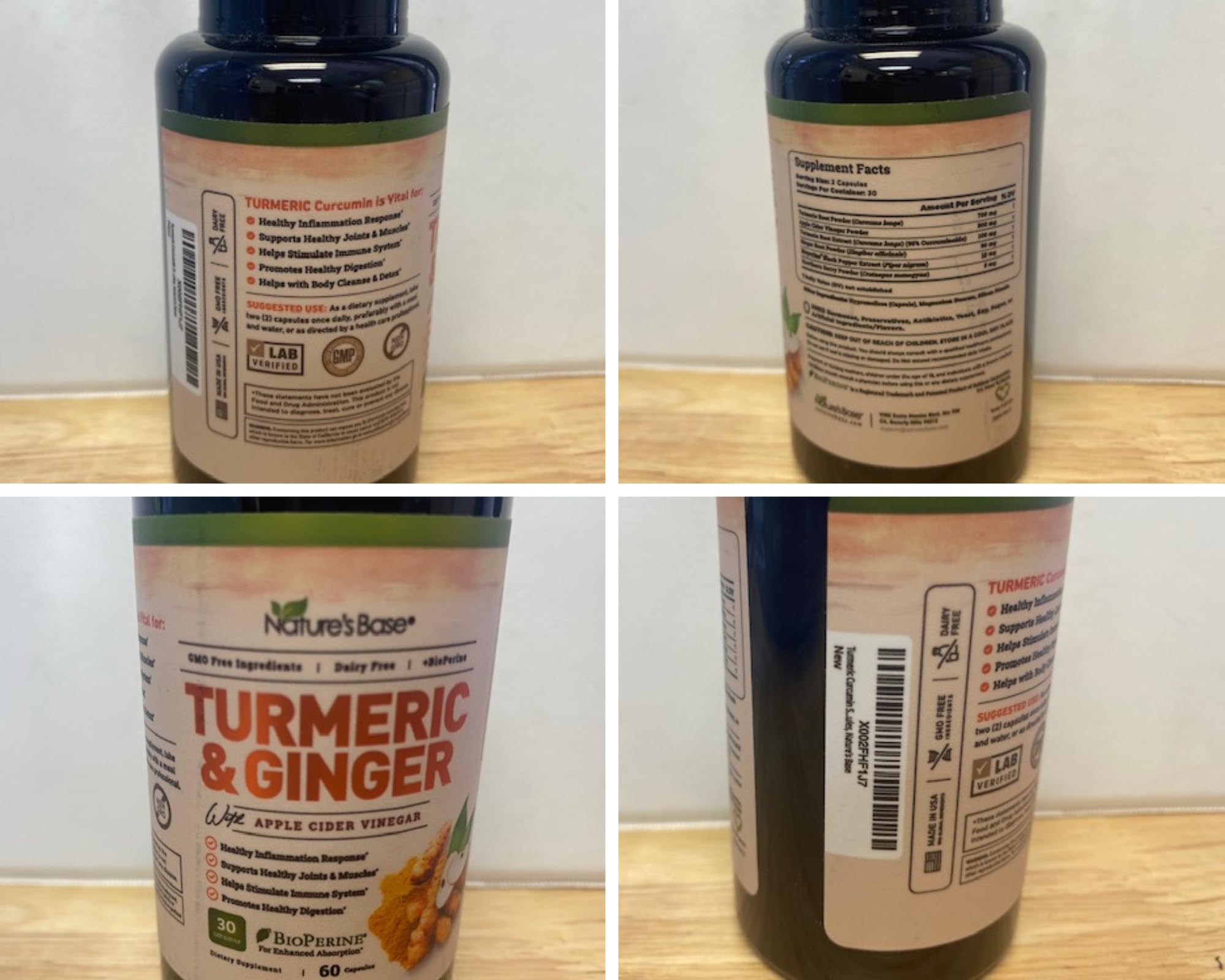 Nature's Base turmeric packaging box ready for shipment