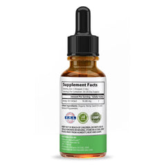 Nature's Beneficials hemp oil drops amber bottle conveys natural quality and aroma