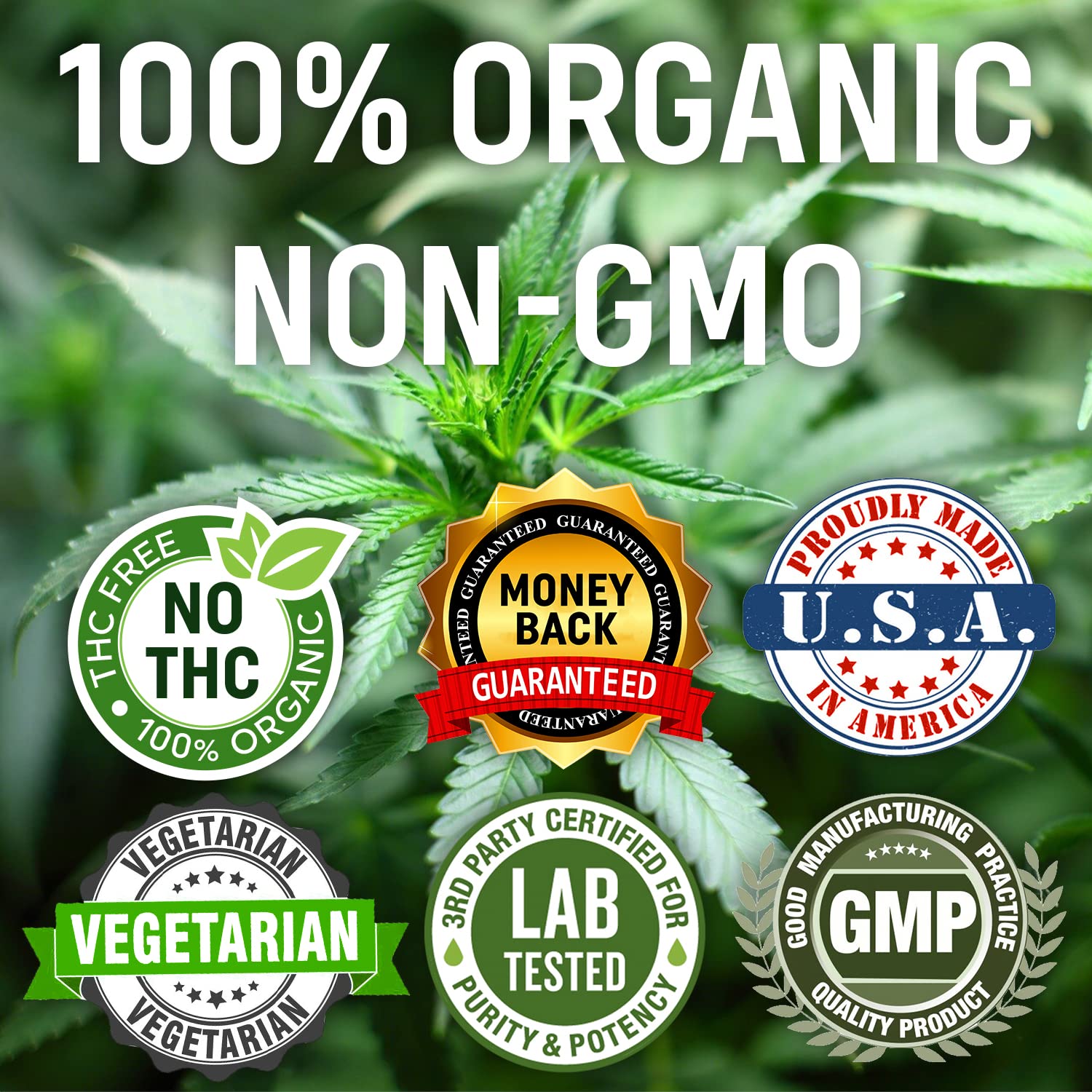 Nature's Beneficials USA-made hemp from organic Colorado farms.