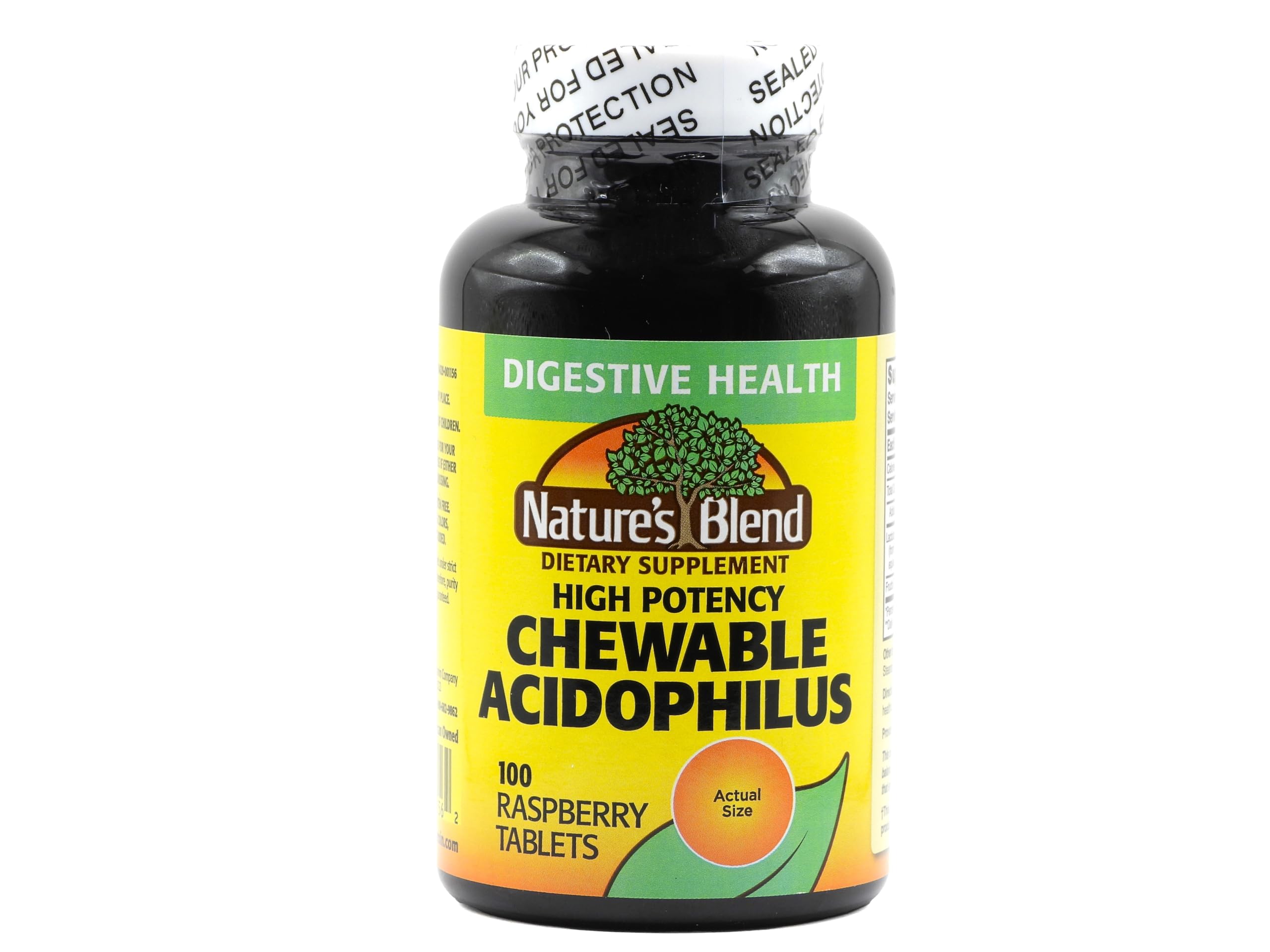 Nature's Blend Acidophilus bottle front view for daily digestive support