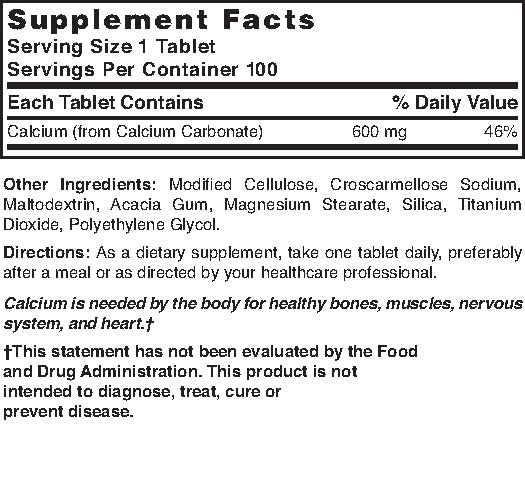 Nature's Blend bottle front label with gluten-free indicator.