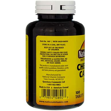 Nature's Blend calcium chewable bottle-near-cereal scenario showing easy daily use