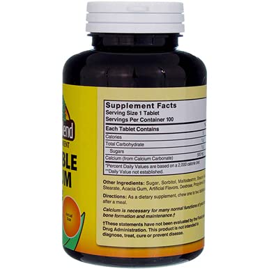 Nature's Blend calcium chewable childproof-cap image highlighting safe, grab-and-go supplementation