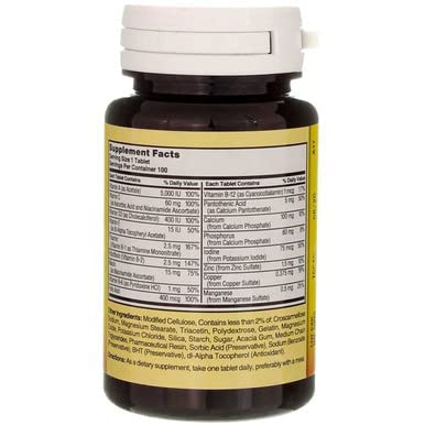 Nature's Blend No Iron Multivitamin serving-idea with morning routine