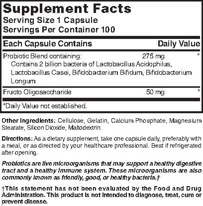 Nature's Blend probiotic for daily use, easy routine with meals
