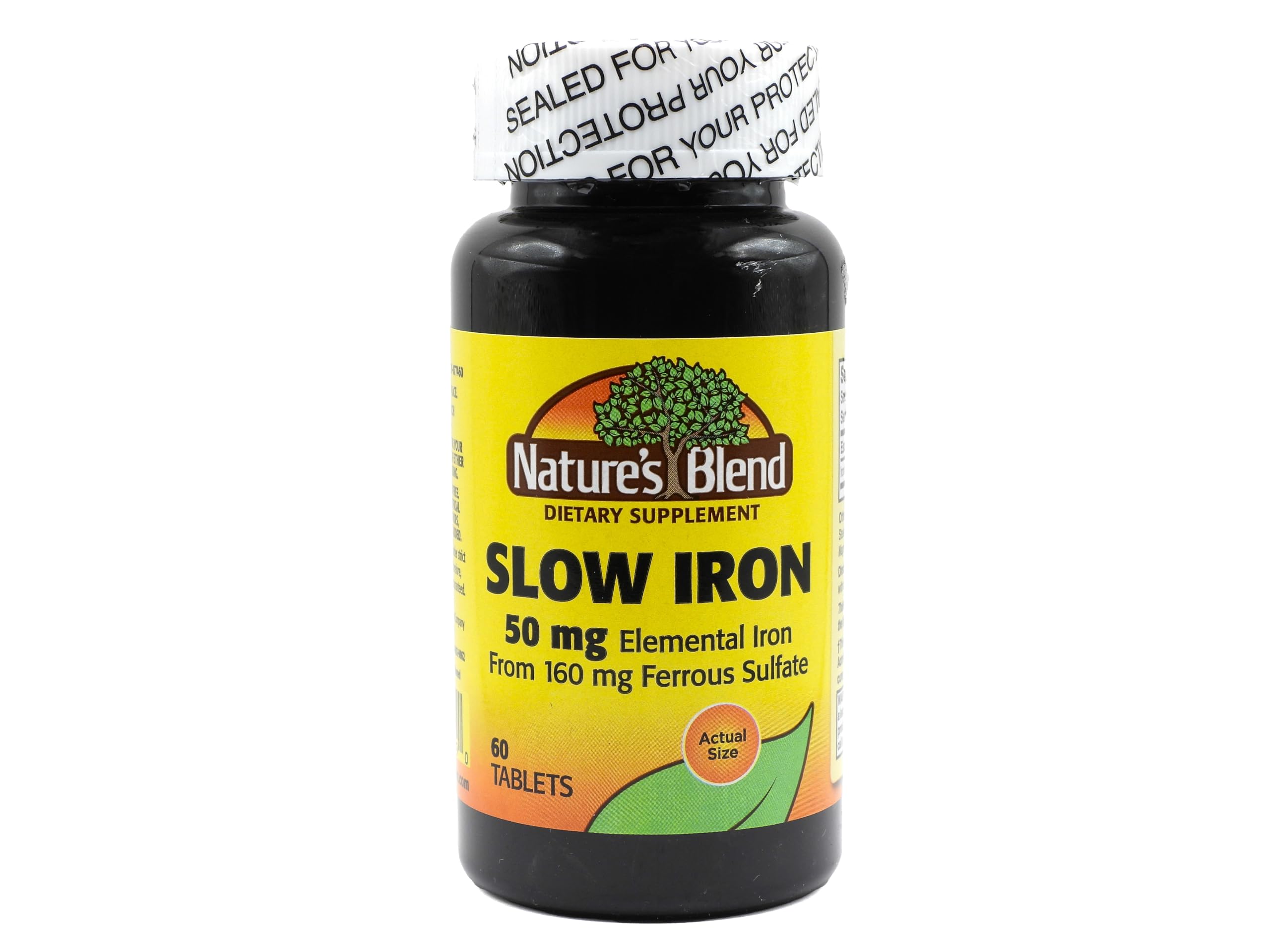 Nature's Blend Slow Iron bottle—easy daily iron support.