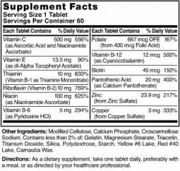 Nature's Blend NAT B Stress Formula packaging emphasizes American-made quality for busy days