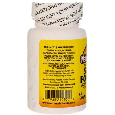 Capsule detail of Nature's Blend Stress Formula showing tablet texture