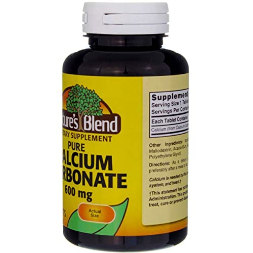 Nature's Blend tablet-dosage scene illustrating convenient daily intake.
