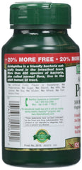 Three-bottle Nature's Bounty Acidophilus Probiotic pack for consistent use
