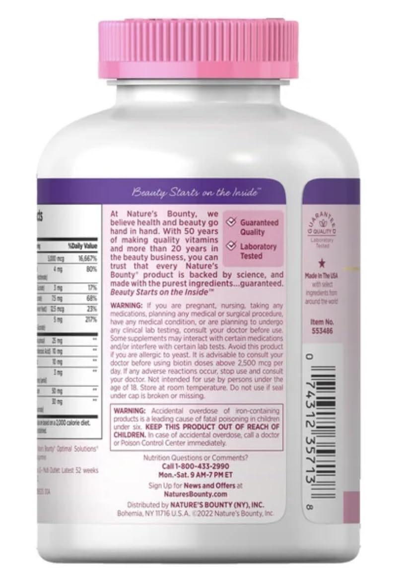 Nature's Bounty antioxidants vitamin C & E product imagery for skin support