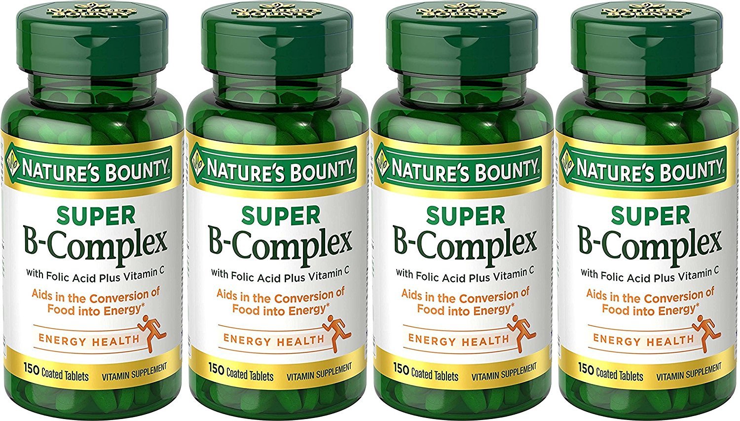 Nature's Bounty B-Complex bottle showing packaging for daily wellness