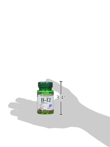 Nature's Bounty B-12 1000 mcg tablets 100-count bottle