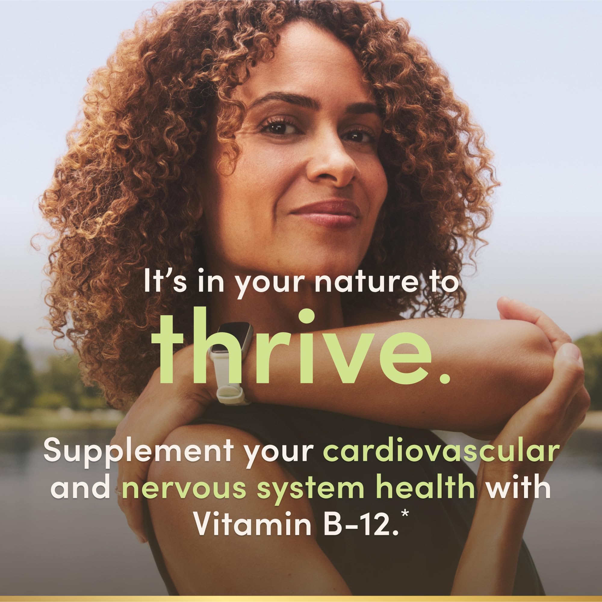 Nature's B12 cherry flavor dissolving for easy daily use.