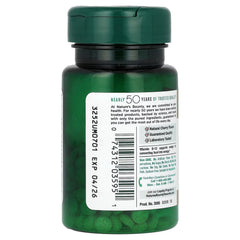 Nature's Bounty B-12 tablet close-up showing compact daily supplement