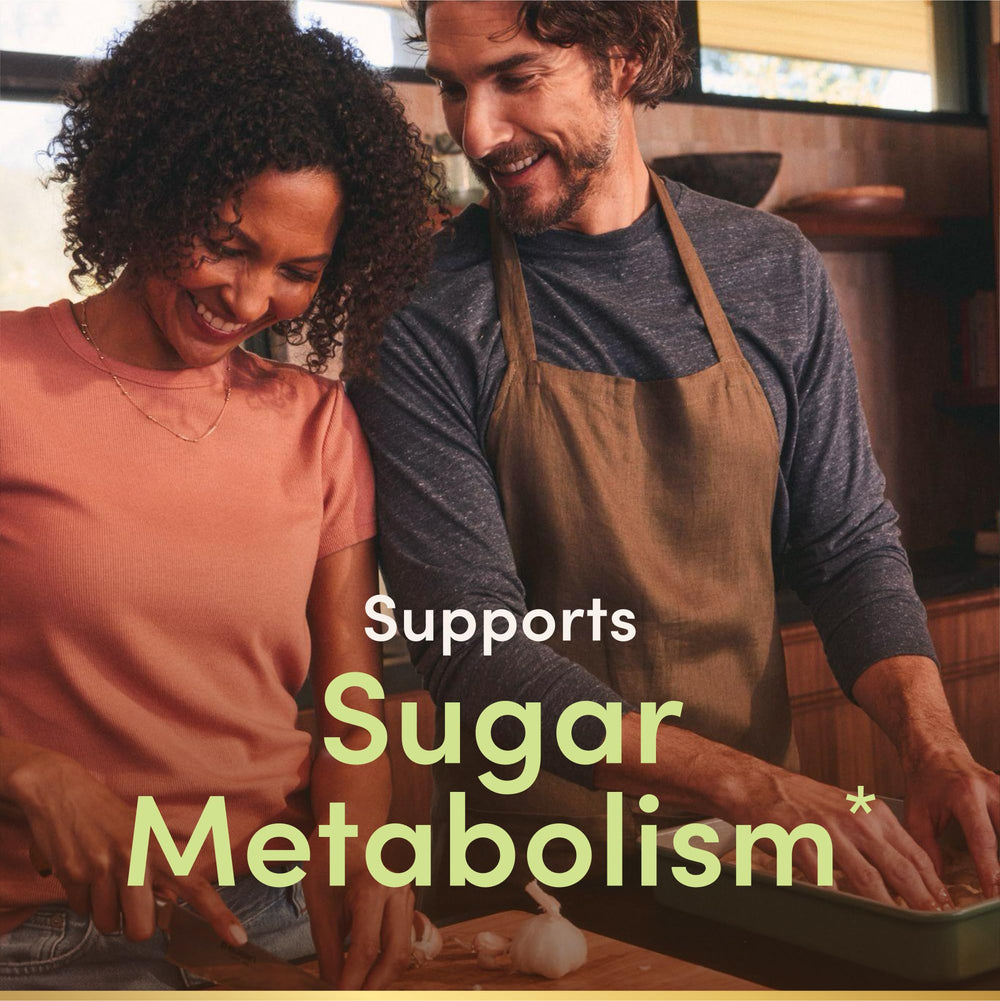 Nature's Bounty Cápsulas de canela detrás del envase con información de ingredientes para el uso diario