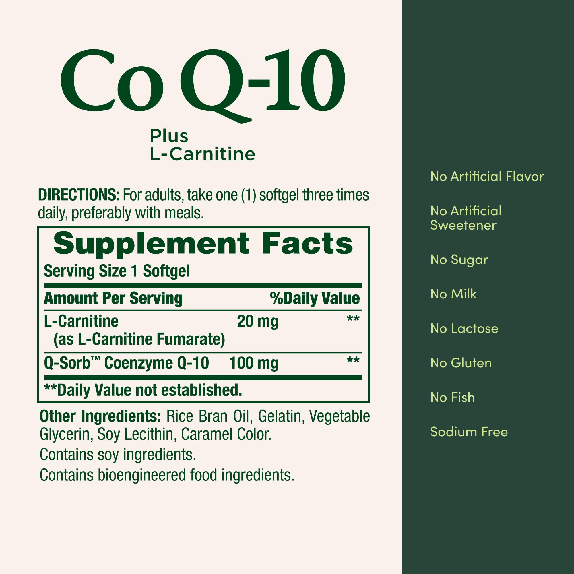Softgels in hand suggesting a compact daily supplement for energy