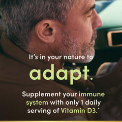 Nature's Bounty D3 packaging with bottle and box signaling trusted quality