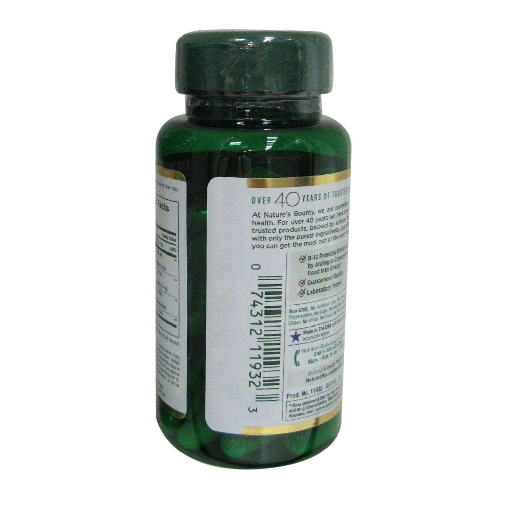 Nature's Bounty Ginseng Complex capsules close-up; supports daily wellness.